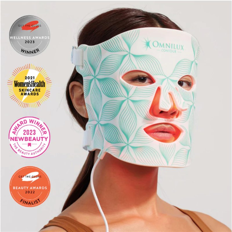 Image secondaire de Omnilux Contour Visage. Masque de luminothérapie LED portable et flexible approuvé par la FDA pour hommes et femmes (Women)
