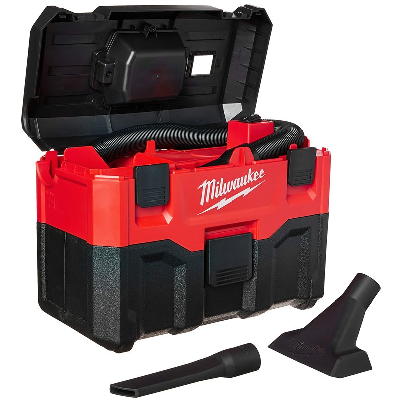 Milwaukee Cordless Wet/Dry 0880-20, Aspirateur Sec/Humide sans Fil Lithium-ION, Rouge
