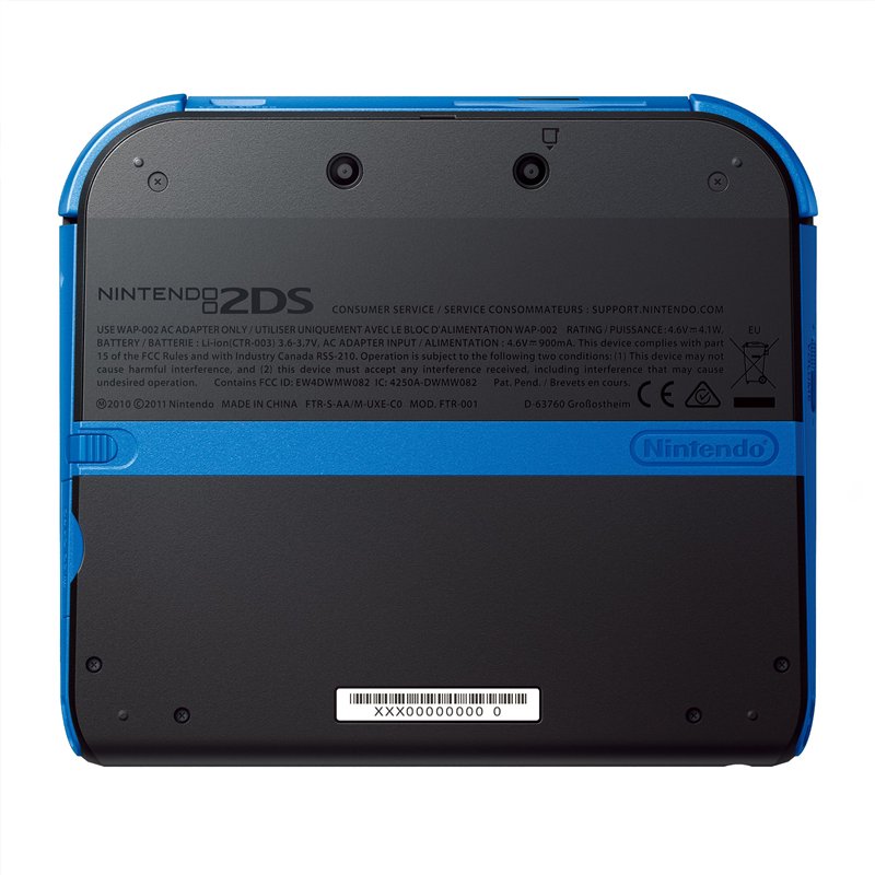 Image secondaire de Console Nintendo 2DS - noire & bleue