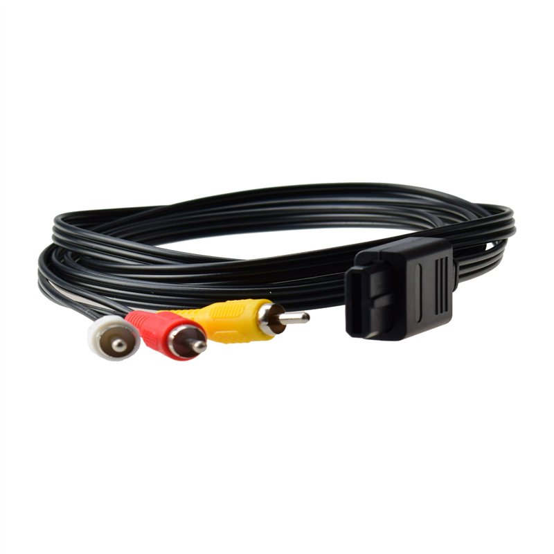 Image secondaire de Gam3Gear AV Audio Vidéo Composite Câble pour SNES N64 Gamecube PAL