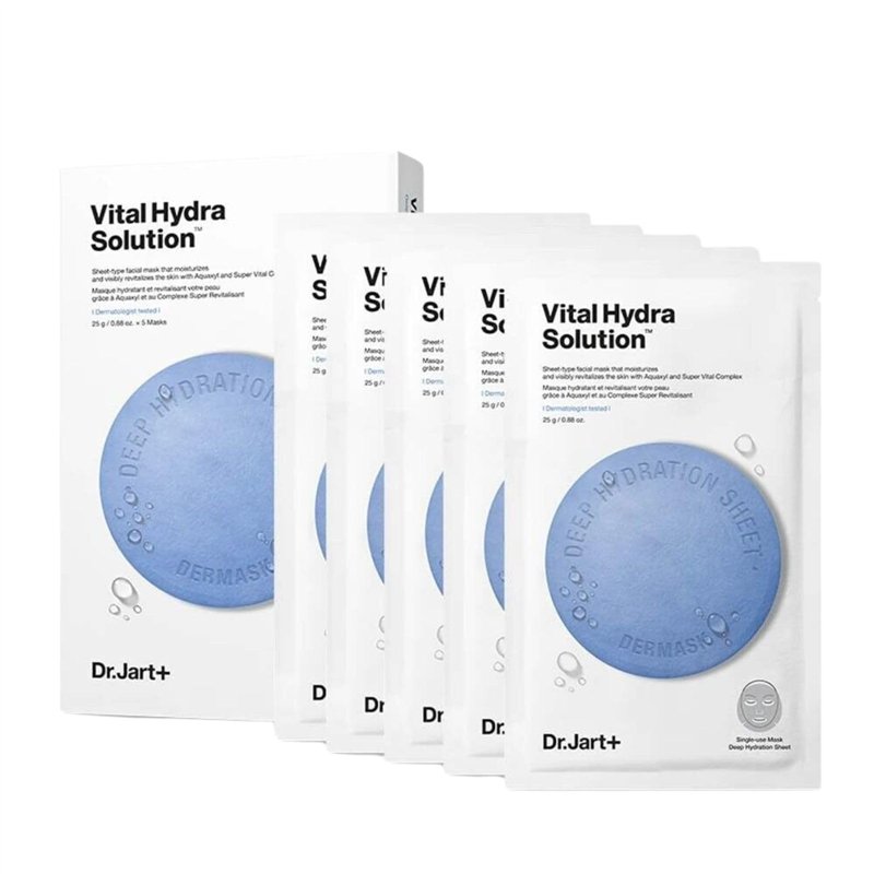 Dr. Jart+ Vital Hydra Solution Sheet Mask For Unisex 5 Pc Mask