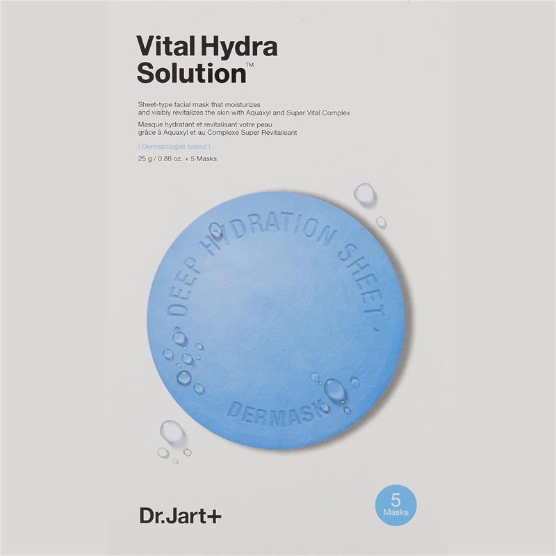 Image secondaire de Dr. Jart+ Vital Hydra Solution Sheet Mask For Unisex 5 Pc Mask