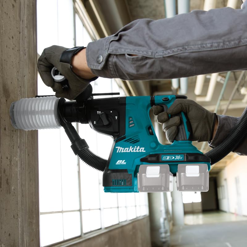 Image secondaire de Perfo-burineur 36V (2x18V) SDS-PLUS 2.8J (Solo) en Makpac - MAKITA DHR280ZJ
