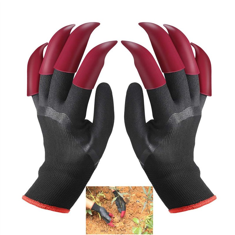 Gants de Jardin avec Griffes Imperméables Gants de Génie Jardinage pour Creuser une Plantation la Ferme des Gants de Travail ave