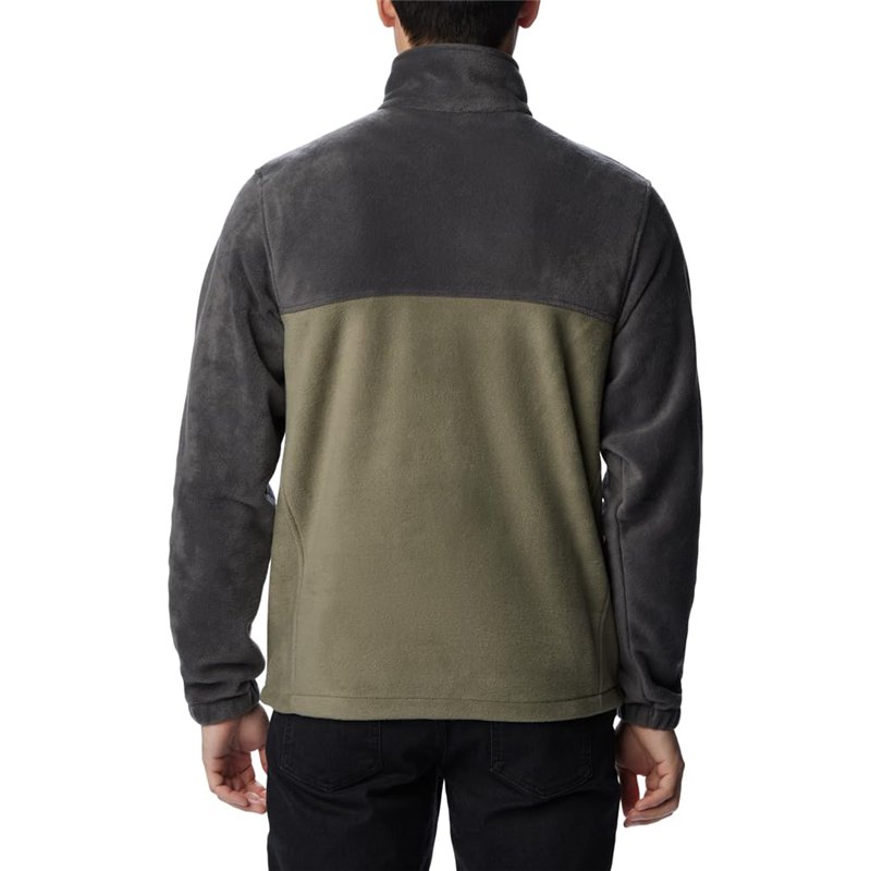 Image secondaire de Columbia Homme Steens Mountain 2.0 Veste Polaire Zipp e, Shark, Stone Green, S EU