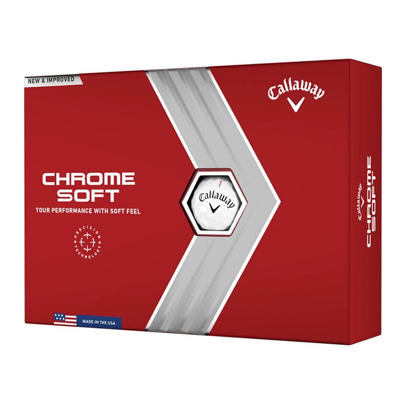 Callaway Chrome Doux Balles de Golf Mixte, Blanc, M