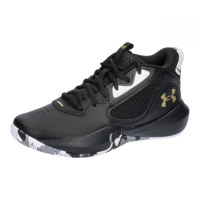Under Armour Mixte Grade School UA Lockdown 6 Basketball Shoes Court Performance, Noir, 40 EU