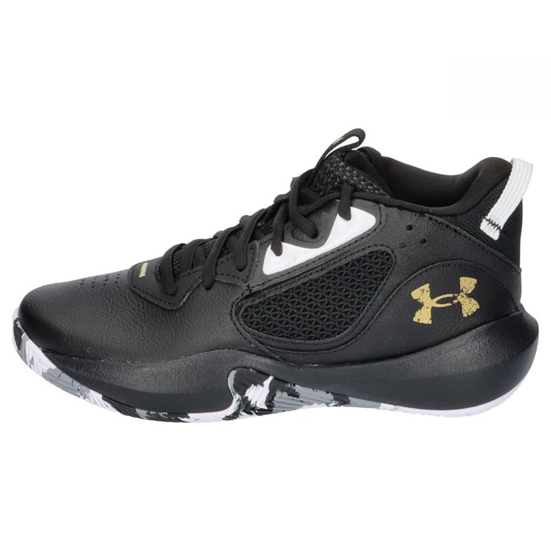 Image secondaire de Under Armour Mixte Grade School UA Lockdown 6 Basketball Shoes Court Performance, Noir, 40 EU
