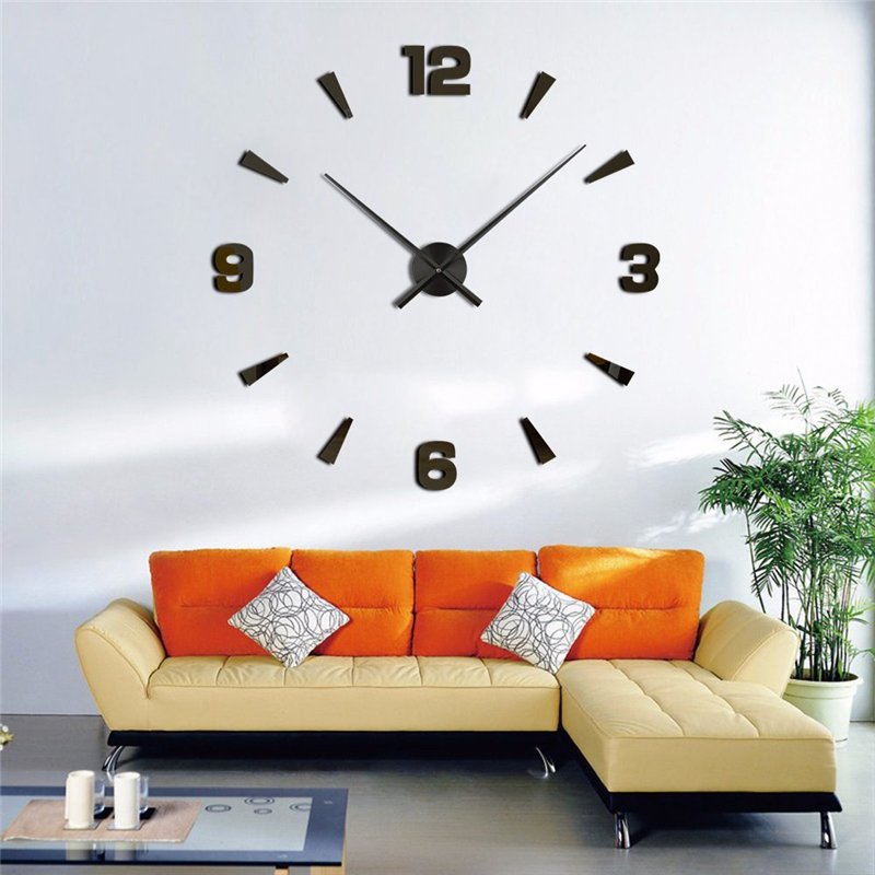 Image secondaire de Timelike - Grande horloge murale - Aiguilles 3D - Horloge à mécanisme à quartz - Loisirs créatifs - Décoration d'intérieur