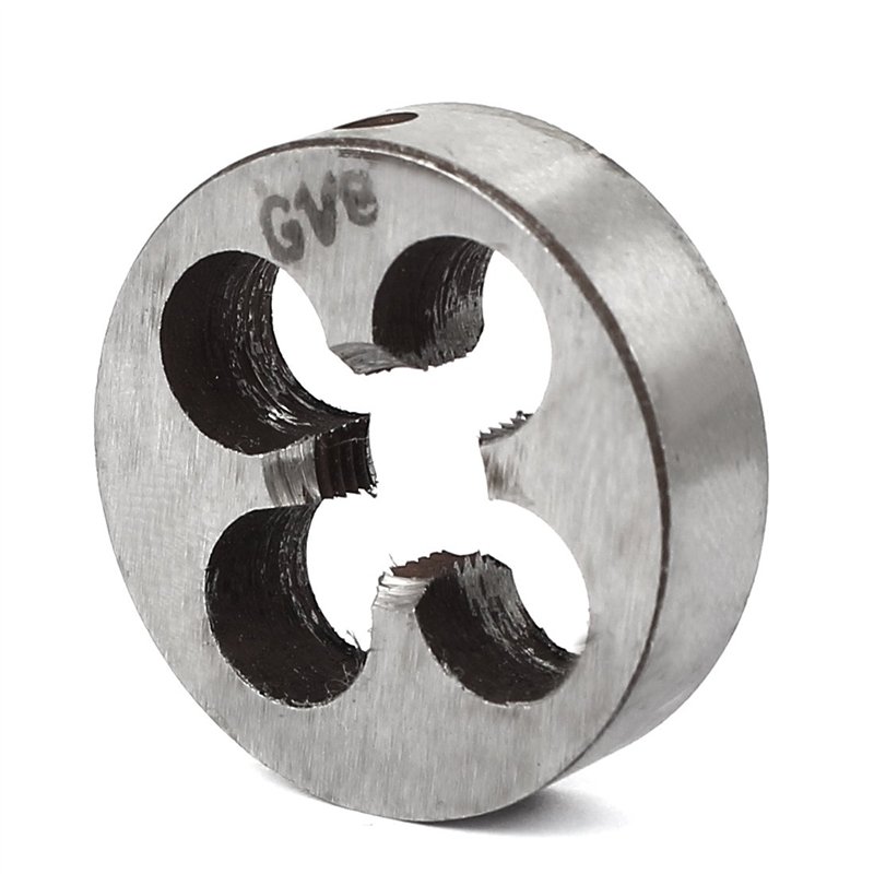 sourcing map 1/8BSP 30 mm OD 11 mm Hauteur Filetage Rond Fil Filière