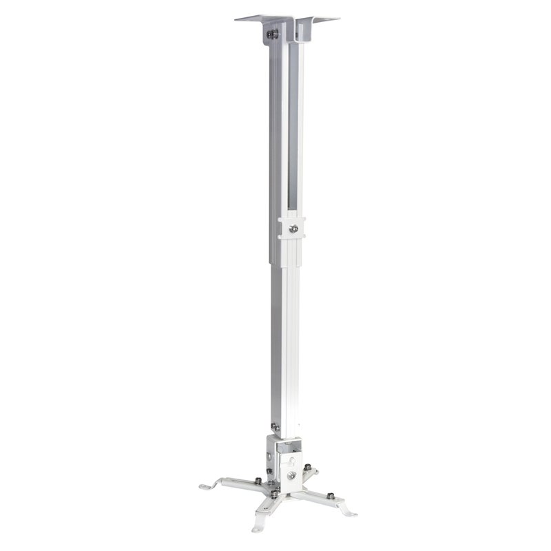 Inotek PCM400-61-101 Support Plafond Universel pour vidéoprojecteur avec Mat réglable de 61 cm à 101 cm Argent