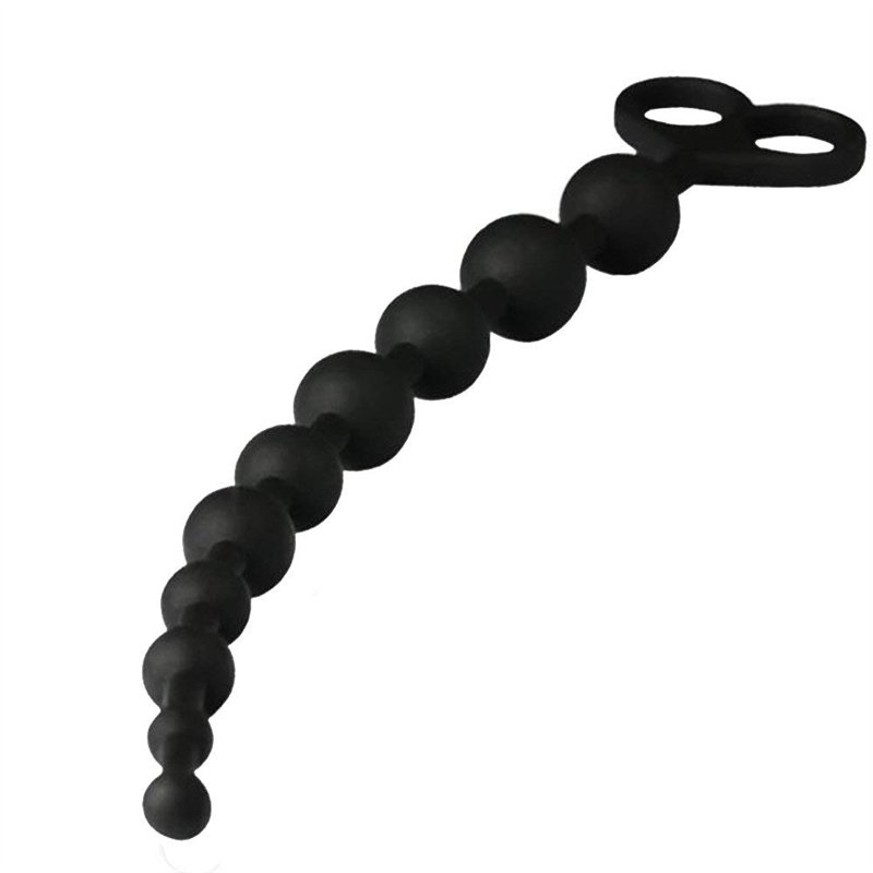 Sxovo Chaîne anale avec 10 boules, plug anal avec boules pour hommes et femmes
