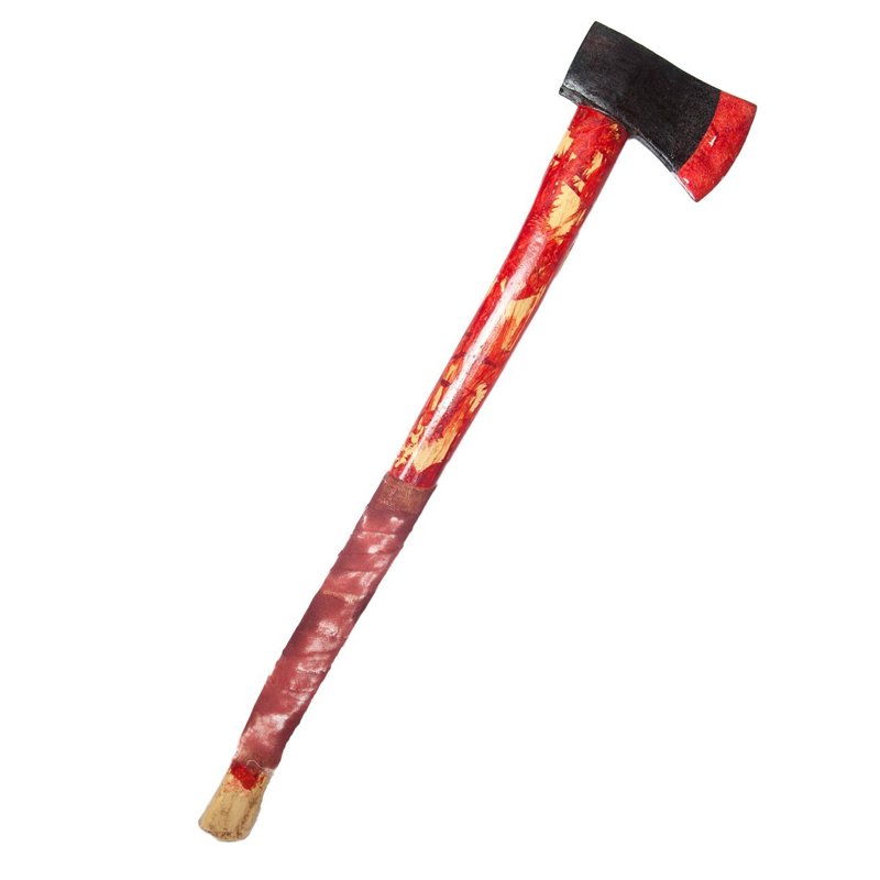 Rubber Johnnies TM RÉALISTE Mousse Grand Hache Théâtre Film Horreur Accessoire Accessoires Déguisement - Sanglant Hache