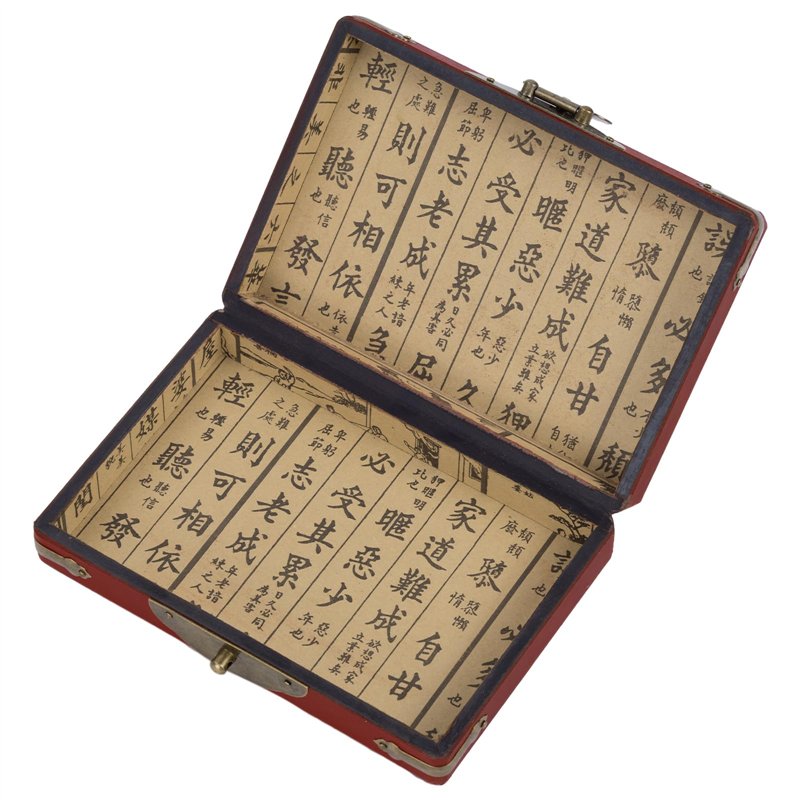 Image secondaire de Larcele Traitement de Vieillissement Vintage Perle en Bois Arithmétique Laque Abacus Fournitures Scolaires pour les étudiant,9 C