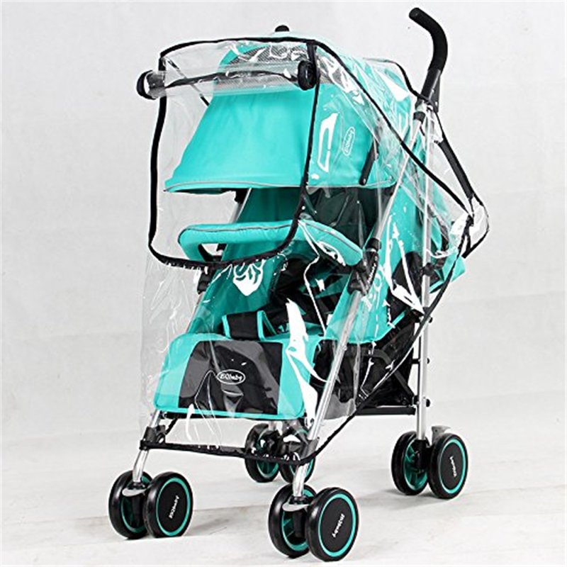 Image secondaire de Habillage Pluie pour Poussette, Fontee Baby Universel Housse Habillage Pare-Poussière Imperméable Couverture Anti-UV Protection