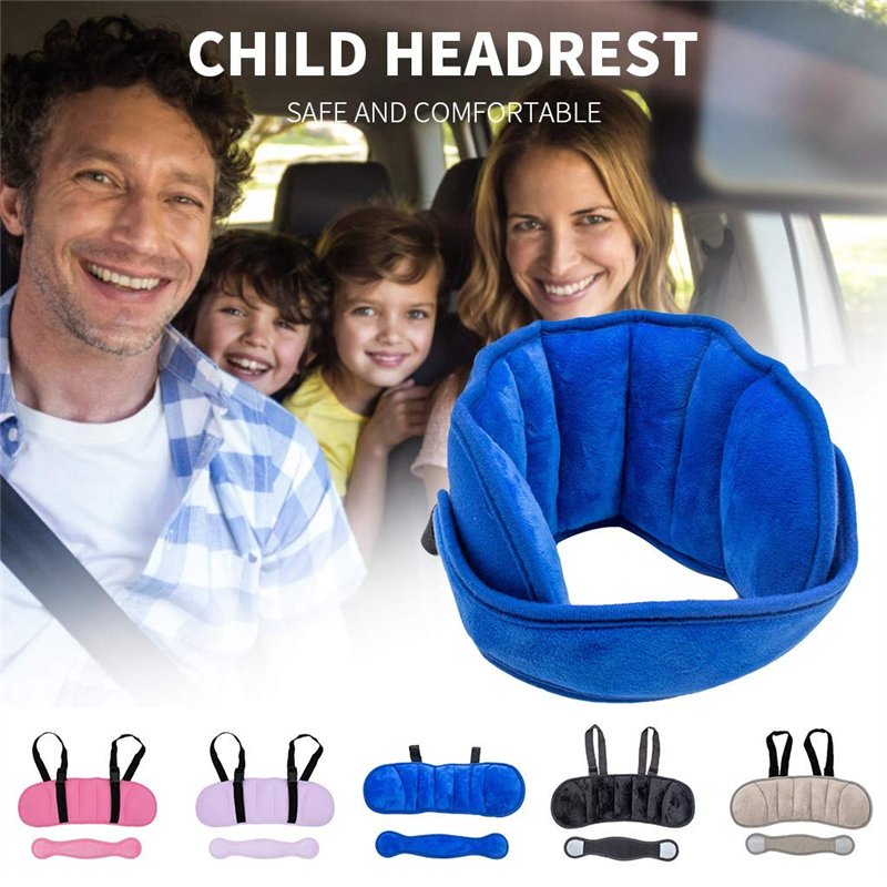Image secondaire de Réglable pour enfants Sommeil Cale-têtes, Siège enfant Fixation tête bande de siège de voiture Somnifère appuie-tête Porte-Prote
