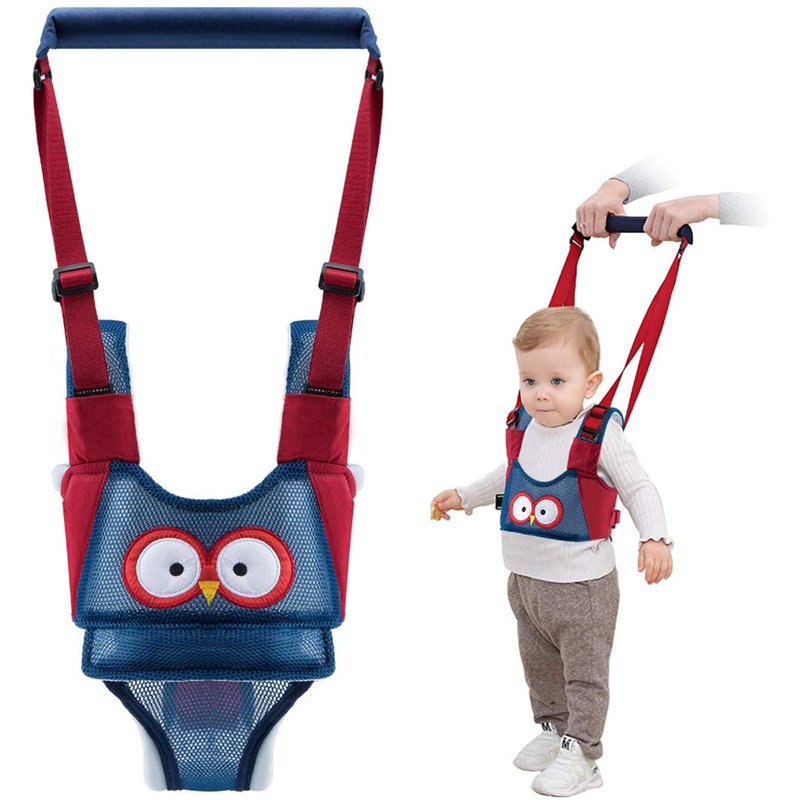 Felly Aide à la Marche Bébé, Ajustable Marche Harnais Enfants, Double Usage sûr Harnais de Sécurité pour Tout-petits, Détachable