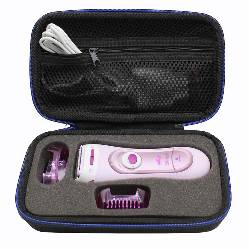 Portable Dur Voyage Cas Sac étui pour Braun Silk-Épil Lady Shaver 5-100 5160 Rasoir Électrique par GUBEE