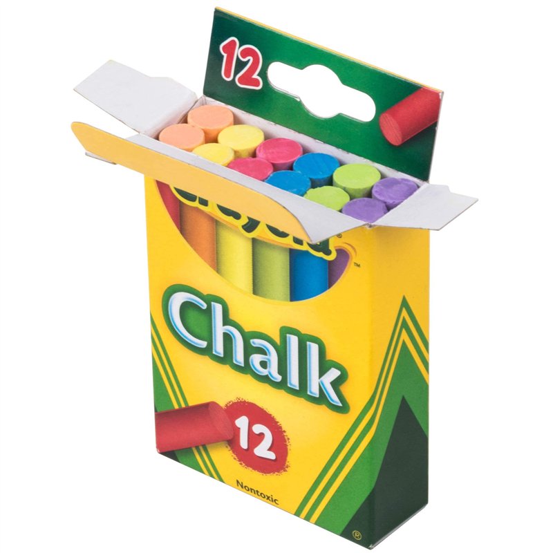 Image secondaire de Crayola Colored Chalk Sticks 12 Count - 2 Packs