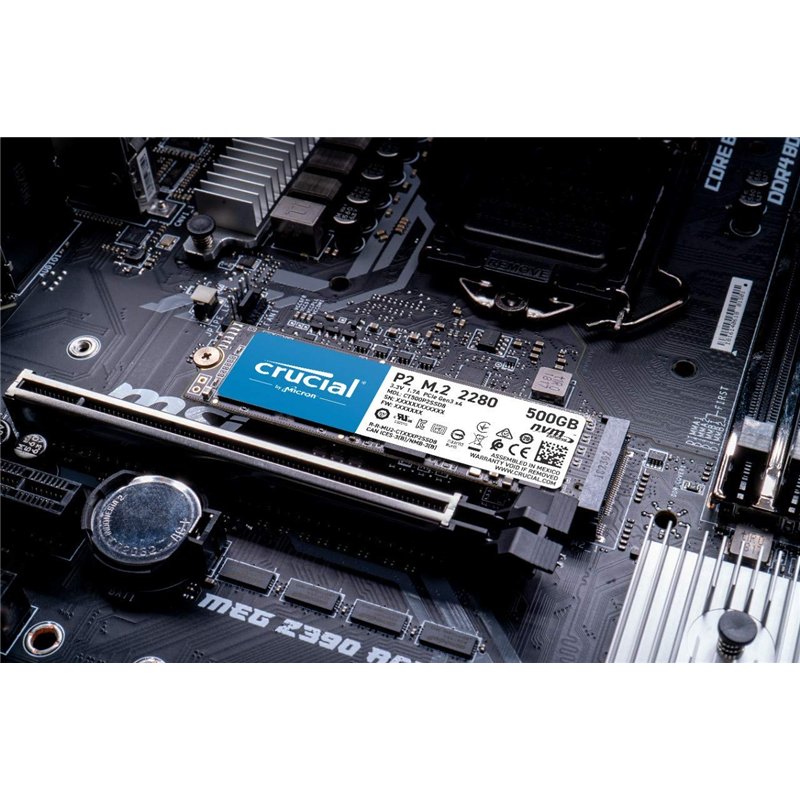 Image secondaire de Crucial P2 CT250P2SSD8 SSD Interne 250Go, Vitesses atteignant 2400 Mo/s (3D NAND, NVMe, PCIe, M.2)
