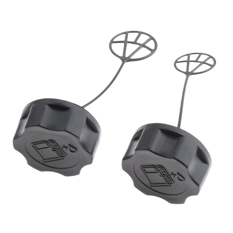 Hicello 2PCS Bouchon d'Essence Ø intérieur 33mm Bouchons de Réservoir de Carburant pour Tondeuse à Gazon,Débroussailleuse, Taille-haie
