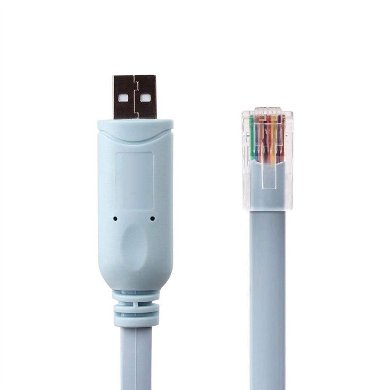 Image secondaire de RW RoutersWholesale Cisco Compatible Console Cable, 1,8 m, Cab-console-usb-rj45