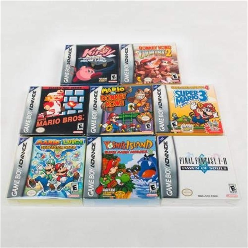 Image secondaire de Link-e : 10 X Boitier de Protection Plastique pour Boite de Jeu Compatible avec Console Nintendo Gameboy, Color, Advance (GB, GB)