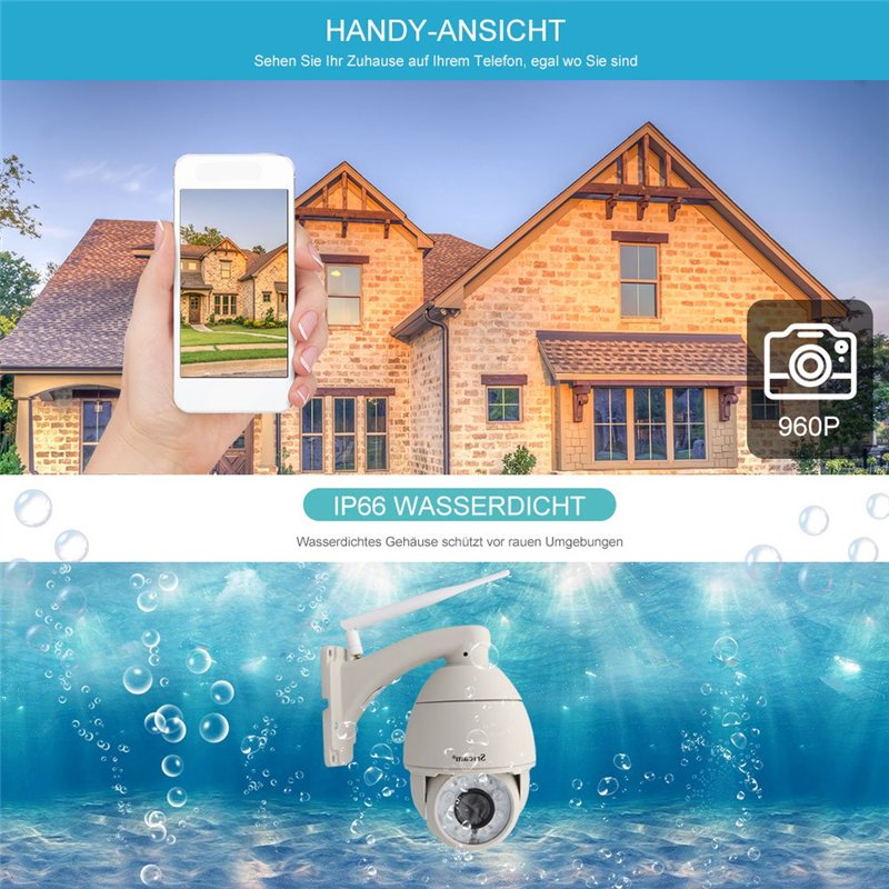 Image secondaire de Sricam Caméra Réseau HD 720P WiFi Caméscope Intérieur Wi-Fi P2P IR Vision Nocturne Détection de Mouvement PTZ Mini Caméra CCTV a