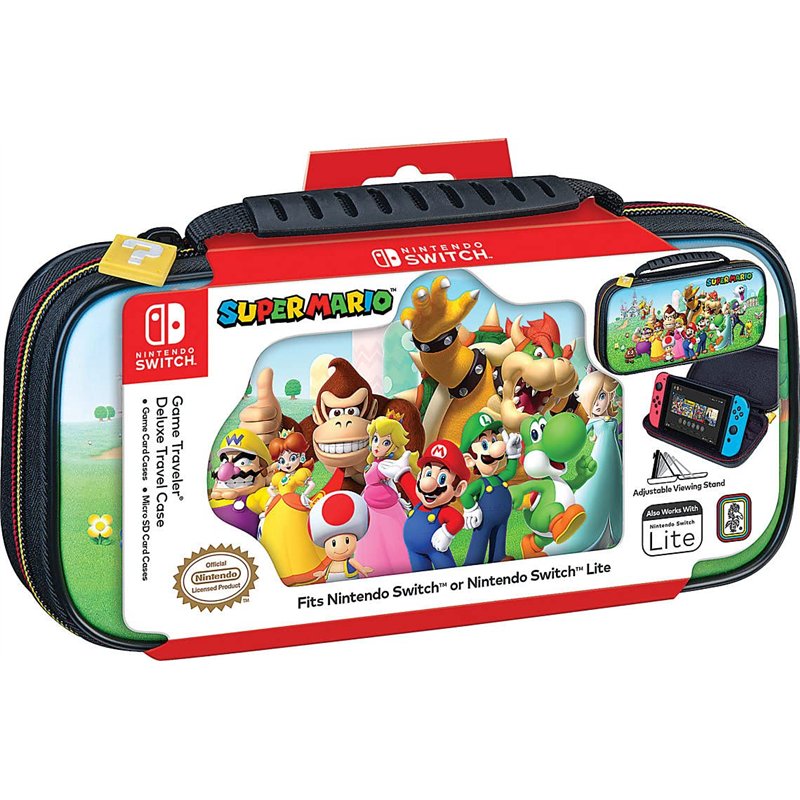 Image secondaire de NINTENDO Bigben Interactive Switch Travel Case Super Mario & Friends NNS53A Boîtier Robuste Multicolore