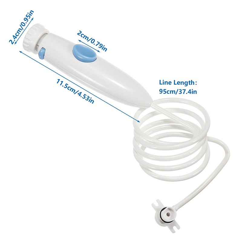 Image secondaire de Sunlera Eau Flosser Oral irrigateur hydropulseur Oral, Poignée hydropulseur, Remplacement Tube de Remplacement de la poignée de