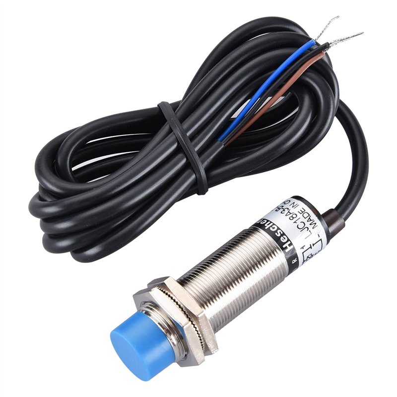 Heschen M18 Capacitif Capteur De Proximité Commutateur, Type de non-bouclier, LJC18A3-B-Z/BX, Détecteur 1-10mm, 10-30VDC 200mA,