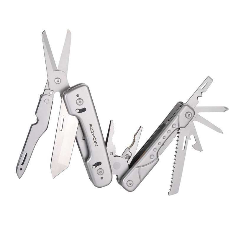 ROXON S802 Phantom Outil Multifonction, Pinces et ciseaux avec couteau et coupe-fil remplaçables nouvellement innovant