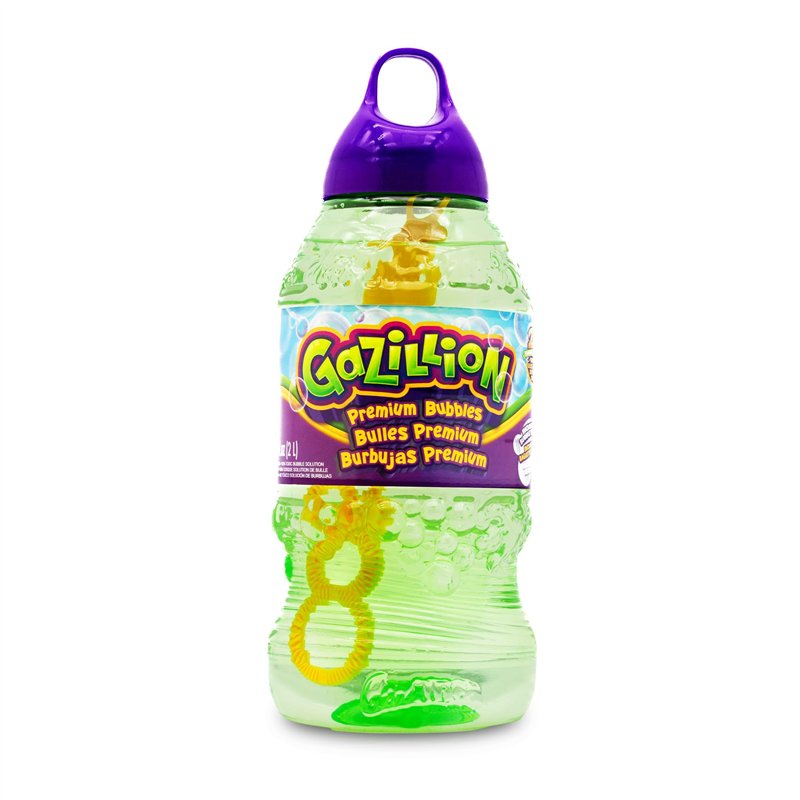 Gazillion - Solution à bulles de savon, Recharge 2L de liquide à bulles de savon enfant pour machine, pistolet et baguette à bul