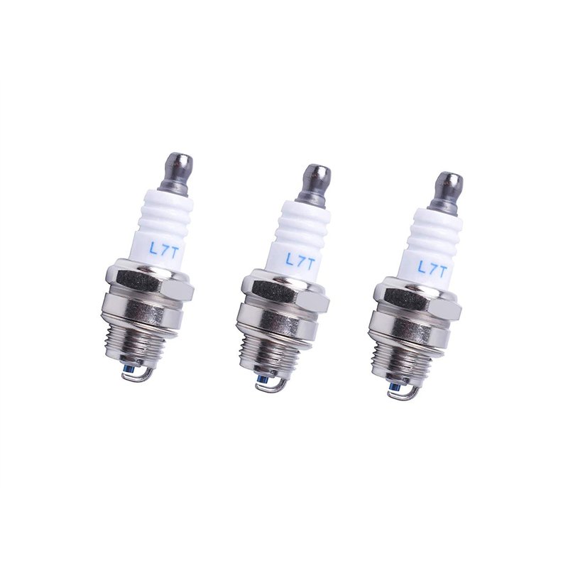 Image secondaire de Poweka Bougie d'allumage L7T Tronçonneuse Tondeuse à gazon Petit Moteur Accessoire Pièces Compatible avec Hus-qvarna Rep NGK BPM