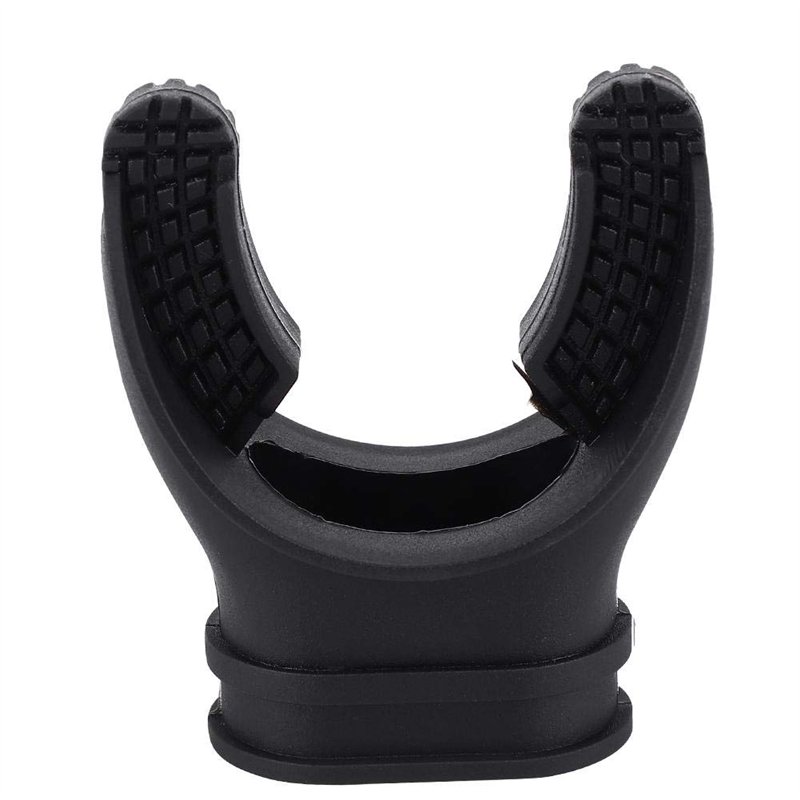 Accessoires pour Détendeur,Silicone Scuba Dive Snorkel Bite Bouthpiece Snorkeling Mouth Piece Diving Equipment Accessory Noir,Em