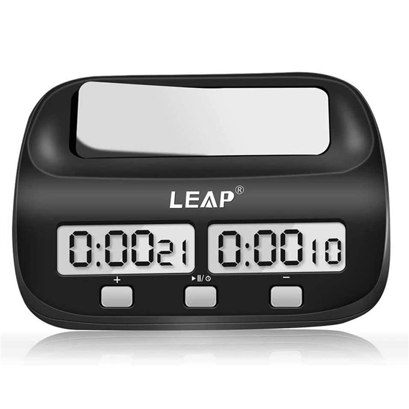 LEAP Horloge d'échecs Pendule d'Échecs Chess Clock chronomètre Professionnel d'échecs, Affichage de précision numérique de Haute
