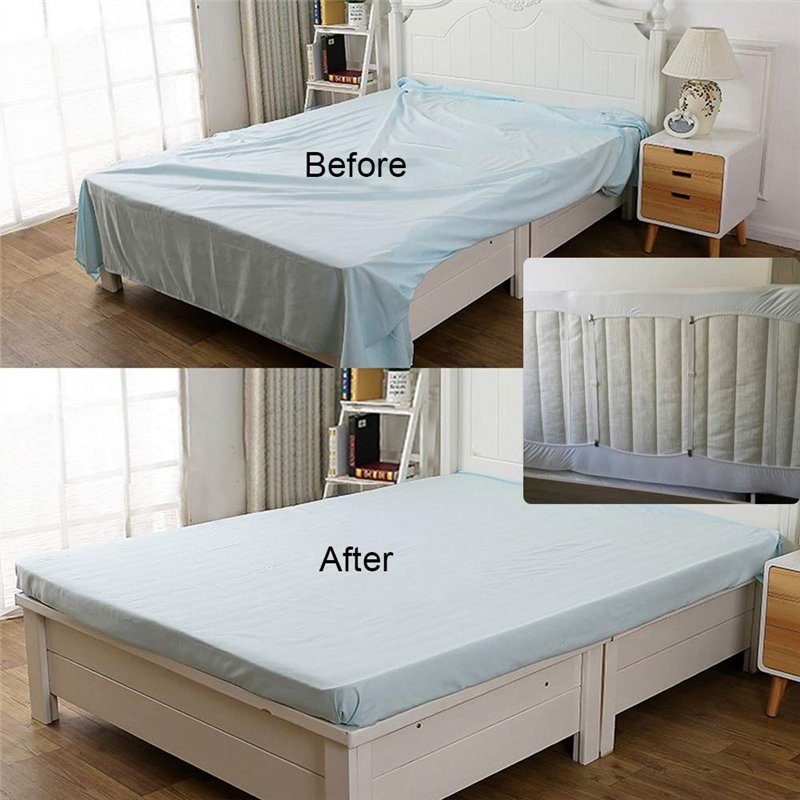 Image secondaire de SPTwj 10pcs Sangles Draps de Lit, Tendeur Drap Housse Élastique, Réglable Drap de Lit Attaches pour draps Matelas Canapé, etc -B