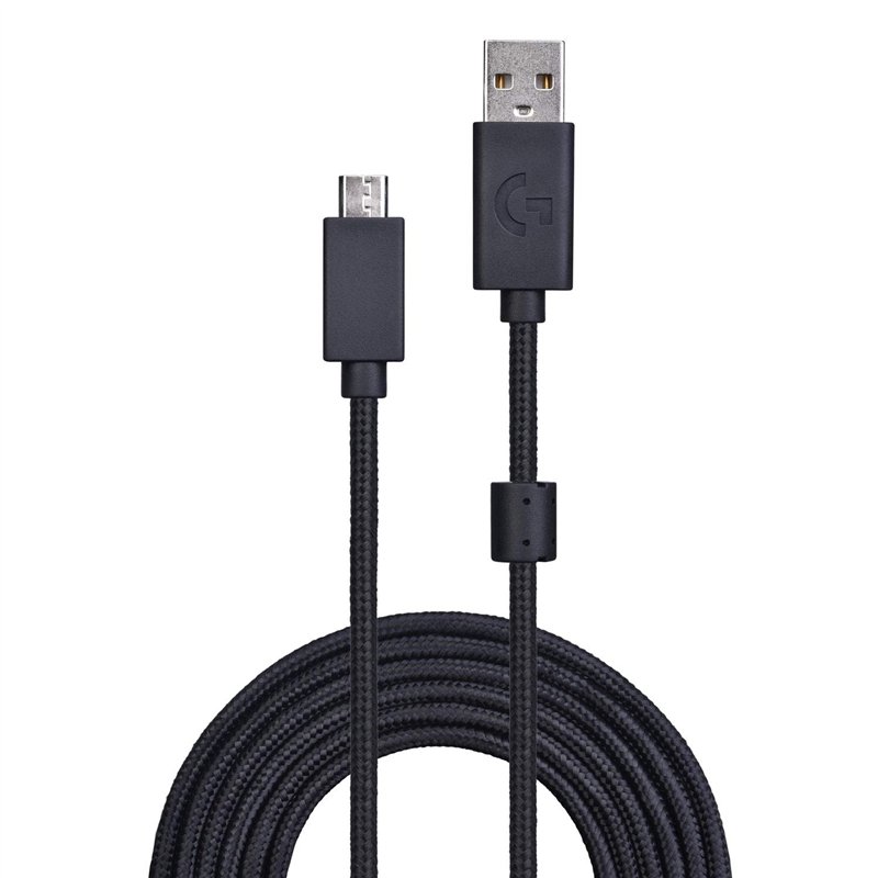 gozahad Câble de rechange de 2 m pour casque Logitech G633/G933, fonctionne également pour Logitech Artemis Spectrum G633S/G933S