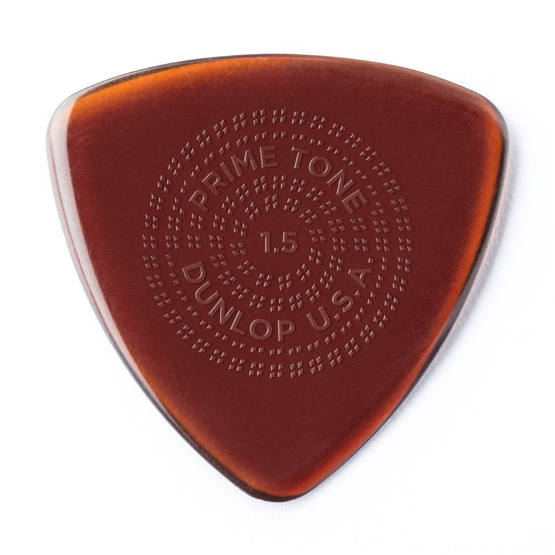 Dunlop 512P Primetone Médiators Triangle avec Grip 1.50 mm (Lot de 3)
