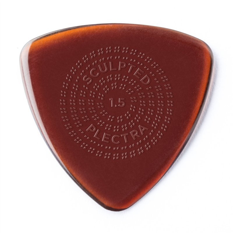 Image secondaire de Dunlop 512P Primetone Médiators Triangle avec Grip 1.50 mm (Lot de 3)