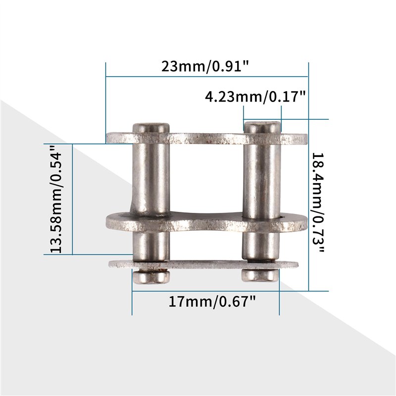Image secondaire de GOOFIT 428 Chain Master Link Remplacement pour 110cc 125cc 150cc 200cc 250cc Chinois ATV 4 Wheeler Quad Pocket Bike Scooter Bugg