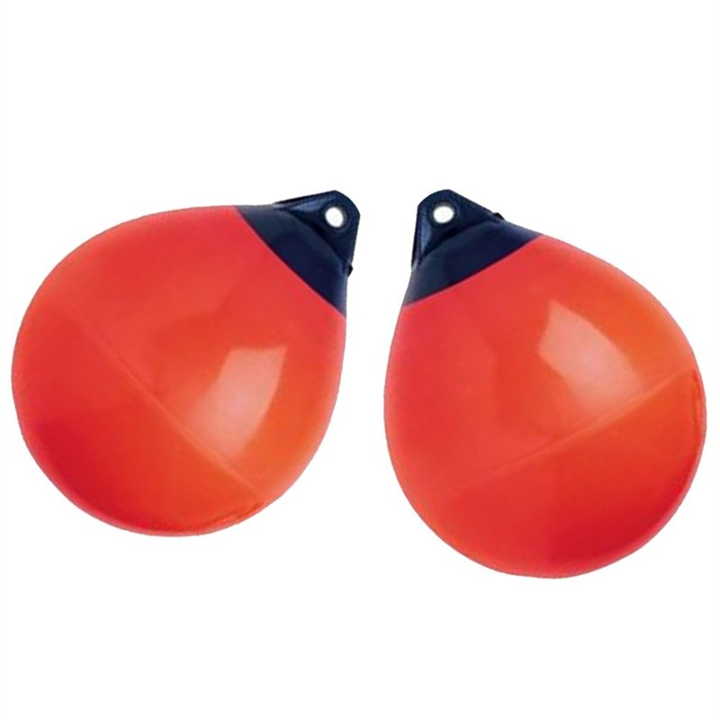 X-Haibei Paire d'amarrage Bouée Bateau Gonflable Fender Bouée Bumper Boule Dia. 29 cm H 35,1 cm
