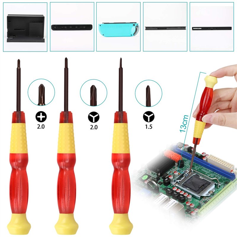 Image secondaire de Veperain Paquet de 2 analogiques Joystick 3D de Rechange pour Manette Joy Con de Nintendo Switch et Switch OLED avec Tournevis e