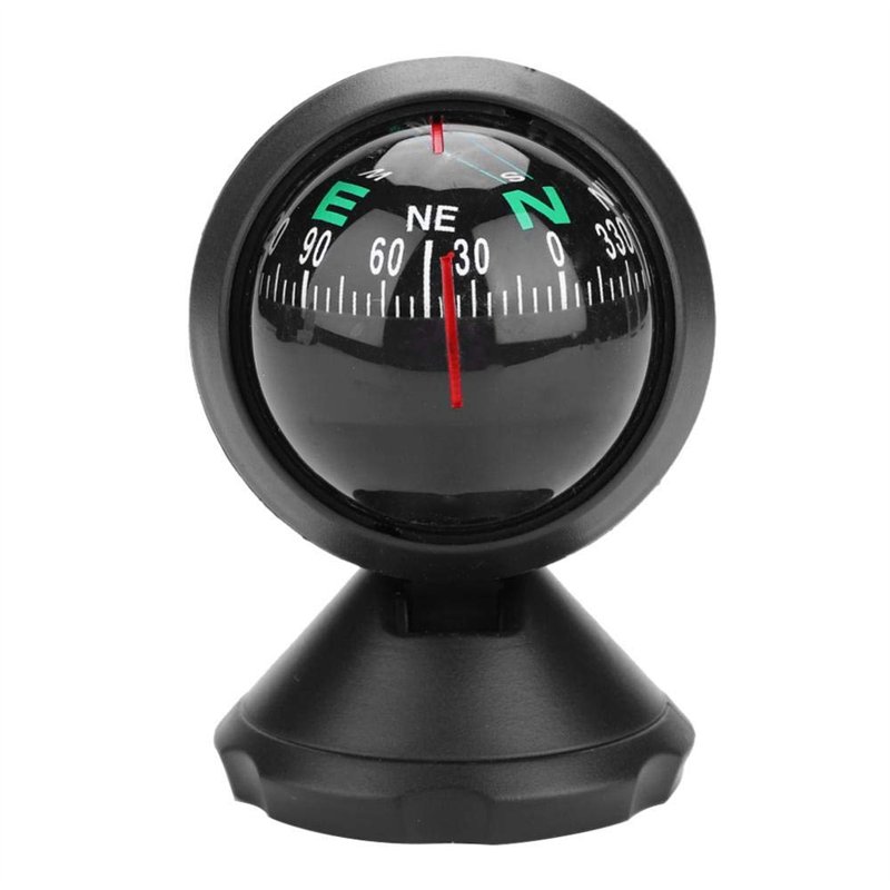 Compas de Navigation LED, Compas de Voiture, Boussole numérique électronique de Vision Nocturne, Boussole Professionnelle Multifonc