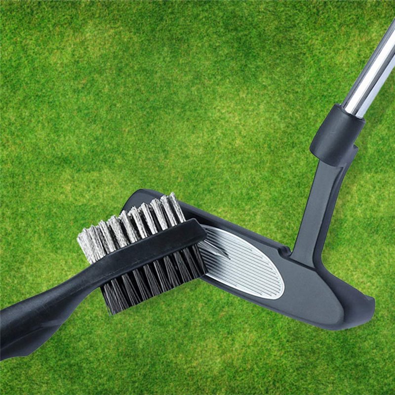 Image secondaire de Dadabig 3 Pcs Nettoyages De Golf pour Brosses De Golf du Club, Outils De Nettoyages De Golf De Brosses De Golf en Acier, Double