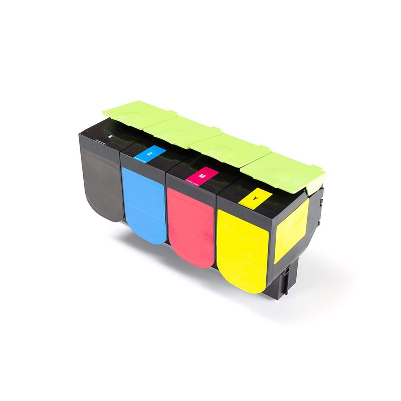 Image secondaire de Green2Print Toner Set, 4 Cartouches 1x 4000, 3X 3000 Pages Toner pour Lexmark CS310N, CS310DN, CS410N, CS410DN, CS410DTN, CS510D