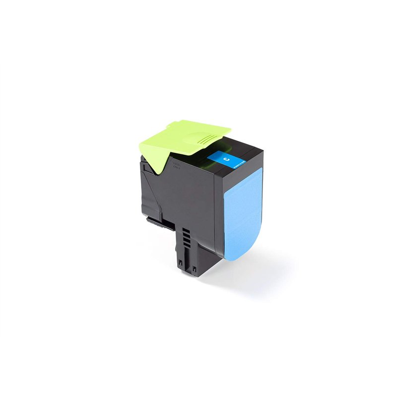 Image secondaire de Green2Print Toner Cyan 2000 Pages remplace Lexmark 80C0S20, 800S2, 80C2SC0, 802SC, 80C2SCE, 802SCE Toner pour Lexmark CX310N, CX