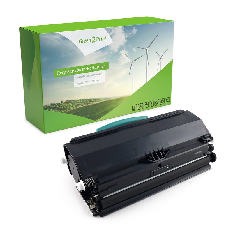 Green2Print Toner Noir 15000 Pages remplace Lexmark X463X11G, X463X21G Toner pour Lexmark X463DE, X464DE, X466DE, X466DTE, X466D