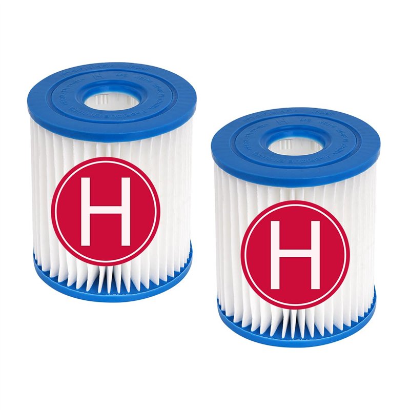 YanBan Lot de 2 Cartouches filtrantes de Rechange compatibles avec Intex 28601/28602 Les Pompes de Filtration, pour Intex Type H