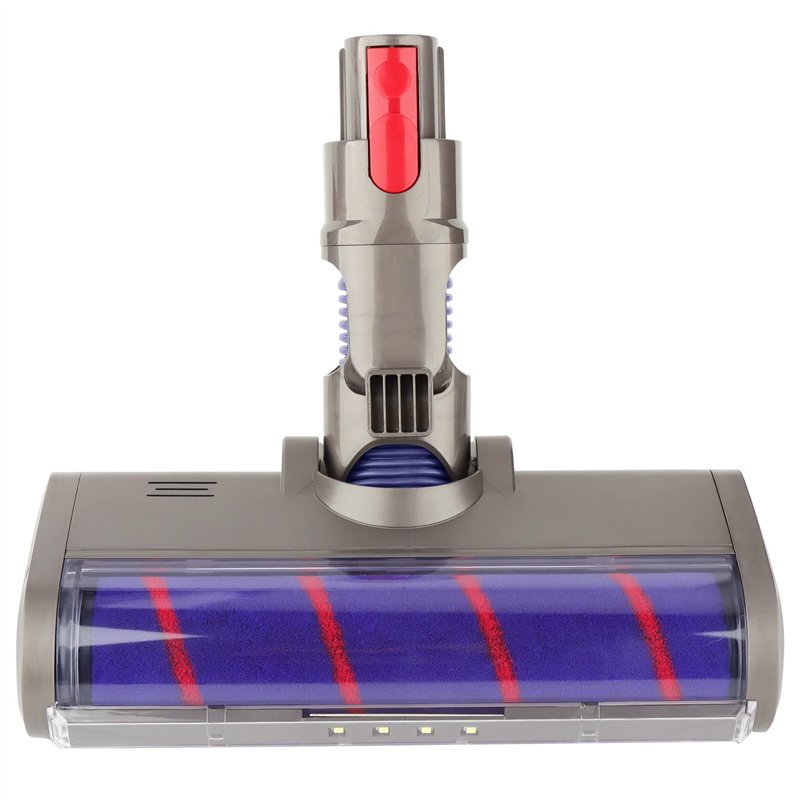 Tête de Nettoyage à Rouleau Souple de Remplacement pour Dyson V7 V8 V10 V11 V15 Aspirateurs sans Fil, Accessoire de Brosse à Pla